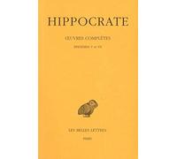 Oeuvres complètes. Epidemies V & VII. Tome IV, 3e partie