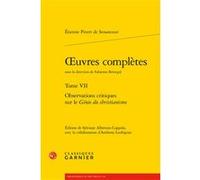 oeuvres complètes: Observations critiques sur le Génie du christianisme (Tome VII)