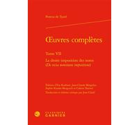 Oeuvres complètes La droite imposition des noms (De recta nominum impositione) - Colette Nativel - Classiques Garnier - relié - Essai