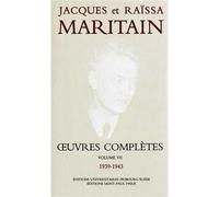 Oeuvres complètes Maritain VII 1939-1943 - Jacques Maritain - Saint-Paul Eds - broché - Essai