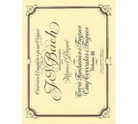 Johann sebastian bach oeuvres completes pour orgue volume 3 - 3 fantaisies et fugues /