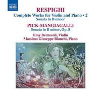 Oeuvres Complètes pour Violon et Piano Vol.2 Sonate en Si Mineur [Import]