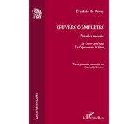 Oeuvres Complètes Premier volume - Évariste Désiré Forges de Parny - L'harmattan - broché - Poésie