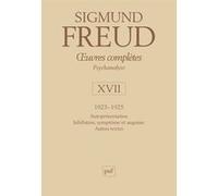 Oeuvres Complètes Psychanalyse - Volume 17, 1924-1925