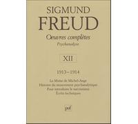 Oeuvres Complètes Psychanalyse - Volume 12, 1913-1914