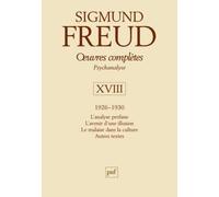 Oeuvres Complètes - Psychanalyse - Volume 18, 1926-1930