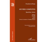Oeuvres Complètes Quatrième volume - Évariste Désiré Forges de Parny - L'harmattan - broché - Poésie