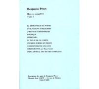 Oeuvres complètes T7 Benjamin Péret (Auteur), Masao Suzuki (Edité par)