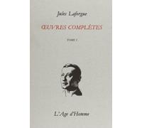 Oeuvres complètes, tome 1