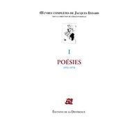 Oeuvres complètes : Tome 1, Poésies 1951-1978