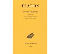 Oeuvres Complètes - Tome 14, Lexique De La Langue Philosophique Et Religieuse De Platon