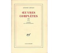 Antonin Artaud – Œuvres complètes, Tome 14 (vol. 2) – Suppôts et supplications – Broché