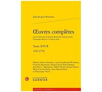 Oeuvres Complètes - Tome 16 B, 1767-1770