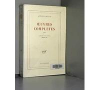 Œuvres complètes Antonin Artaud (Auteur)