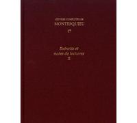 Oeuvres Complètes - Tome 17, Extraits Et Notes De Lectures Volume 2