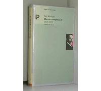 Oeuvres complètes, tome 2 : 1915-1925