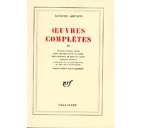 Œuvres complètes Antonin Artaud (Auteur)