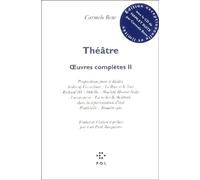 Oeuvres Complètes - Tome 2, Théâtre (1 Cd Audio)