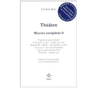 Oeuvres Complètes - Tome 2, Théâtre (1 Cd Audio)