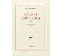 Oeuvres complètes, tome 25 : Cahiers du retour à Paris.