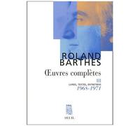 Oeuvres Completes - Tome 3, 1968-1971