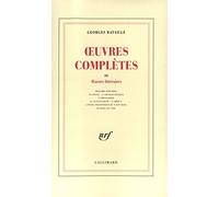 Georges Bataille – Œuvres complètes, Tome 3 – Édité par Thadée Klossowski – Gallimard