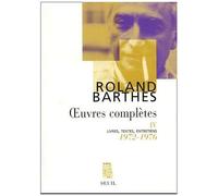 Oeuvres Completes - Tome 4, 1972-1976
