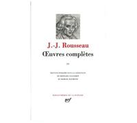 Jean-Jacques Rousseau – Oeuvres complètes, tome 4 – Relié