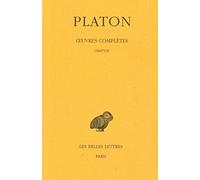Oeuvres complètes, tome 5 (2e partie) : Cratyle