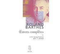Oeuvres Completes - Tome 5, 1977-1980