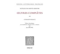 Oeuvres Complètes - Tome 7, Correspondance