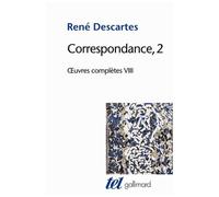 Œuvres complètes, VIII : Correspondance, 2