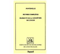 Oeuvres Complètes - Tome 8, Eléments De La Géométrie De L'infini