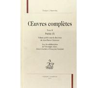 Œuvres complètes – Tome II : Poésie (I) – Champion