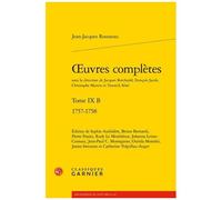 Oeuvres Complètes - Tome Ix B, 1757-1758