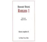 Romans 1. Oeuvres complètes