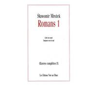Oeuvres completes vol 9 romans Tome 9 Romans 1 - Slawomir Mrozek - Noir Sur Blanc - broché - Roman