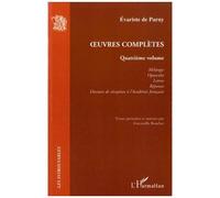 Oeuvres Complètes Quatrième volume - Évariste Désiré Forges de Parny - L'harmattan - broché - Poésie