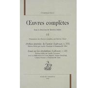 Oeuvres complètes : Volume I-II,