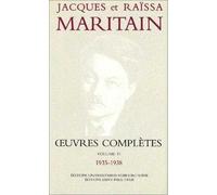 Oeuvres complètes, volume VI, 1935-1938