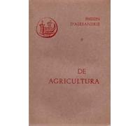 Oeuvres de Philon d'Alexandrie. De agricultura