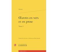oeuvres en vers et en prose (Tome I)
