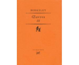 Oeuvres III : Alciphron ou le petit philosophe