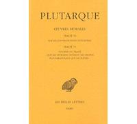 Œuvres morales. Tome XV, 1ère partie : Traités 70-71: Sur les contradictions stoïciennes - Synopsis du traité "Que les stoïciens tiennent des propos plus paradoxaux que les poètes"