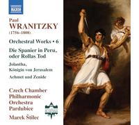 Paul Wranitzky Paul Wranitzky: Orchestral Works: Die Spanier in Peru, Oder (CD)