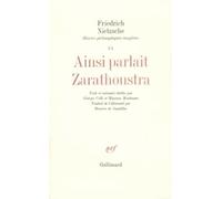 Oeuvres Philosophiques Complètes - Tome 6, Ainsi Parlait Zarathoustra