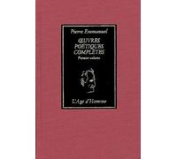 Oeuvres Poetiques Completes - Tome 1, 1940-1963