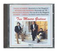 Oeuvres Pour Flûte, Clarinette & Guitare De Matiegka, Schubert, Molino & Carulli Trio Mauro-Giuliani