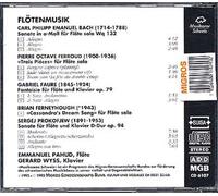 Oeuvres Pour Flûte De C.P.E. Bach, Ferroud, Fauré, Prokofiev, Ferneyhough