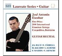 Oeuvres Pour Guitare De Tarrega, Aguado, Ambeniz, Ascencio, Martin, Bach - José Antonio Escobar, Guitare - 1er Prix Concours Tarrega 2000